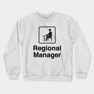 The Office - Regional Manager Black Set Crewneck Sweatshirt